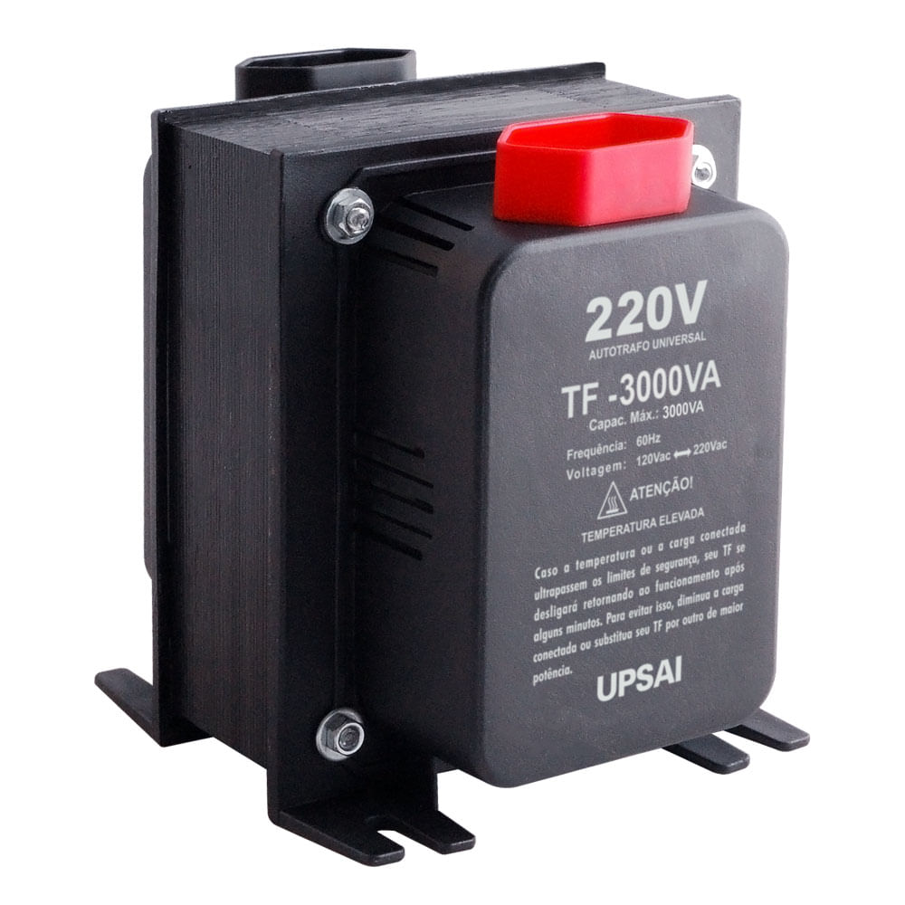 Autotransformador TF-3000 com Sensor Térmico UPSAI