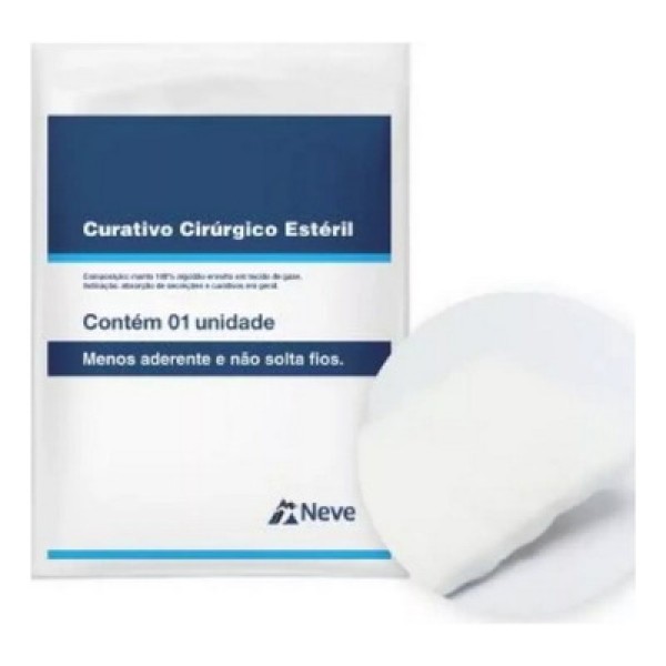 Curativo Cirúrgico Neve - Estéril - 10 Cm X 15 Cm