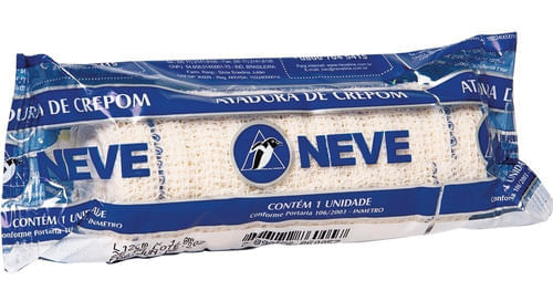 Atadura De Crepe Neve 13 Fios 15cmx180cm