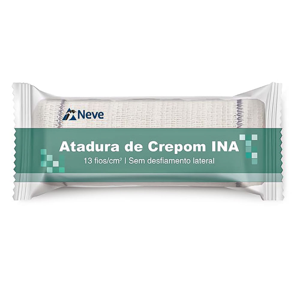 Encontraproduto.com.br - Atadura Crepom Ina Neve 13 Fios 20cmX1.8m - unidade