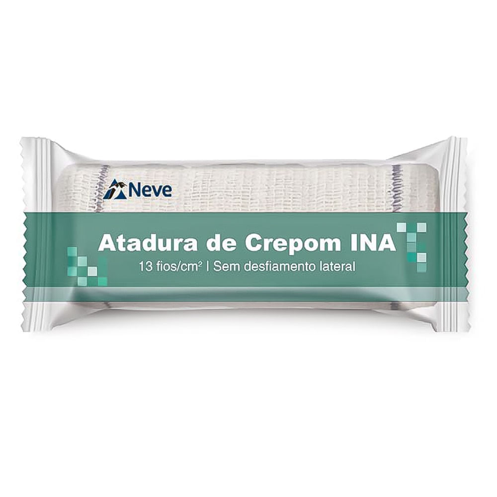 Encontraproduto.com.br - Atadura Crepom Ina Neve 13 Fios 20cmX1.8m - unidade