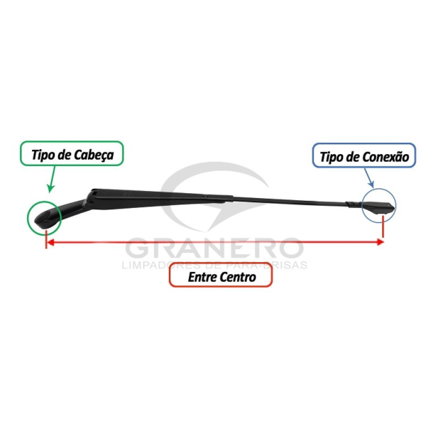 Encontraproduto.com.br - Braco limpador dianteiro idea 12> esq. Gr0929e