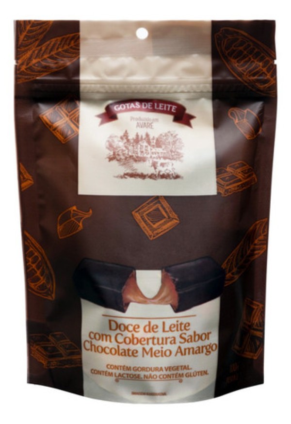 Doce De Leite Gotas De Leite Pingo De Chocolate 100g