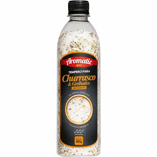 Encontraproduto.com.br - Tempero para Churrasco sem Pimenta Aromatic Spices 580g