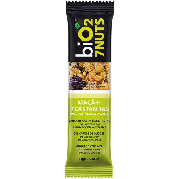 Encontraproduto.com.br - Barra Nuts BiO2 Maçã 25g