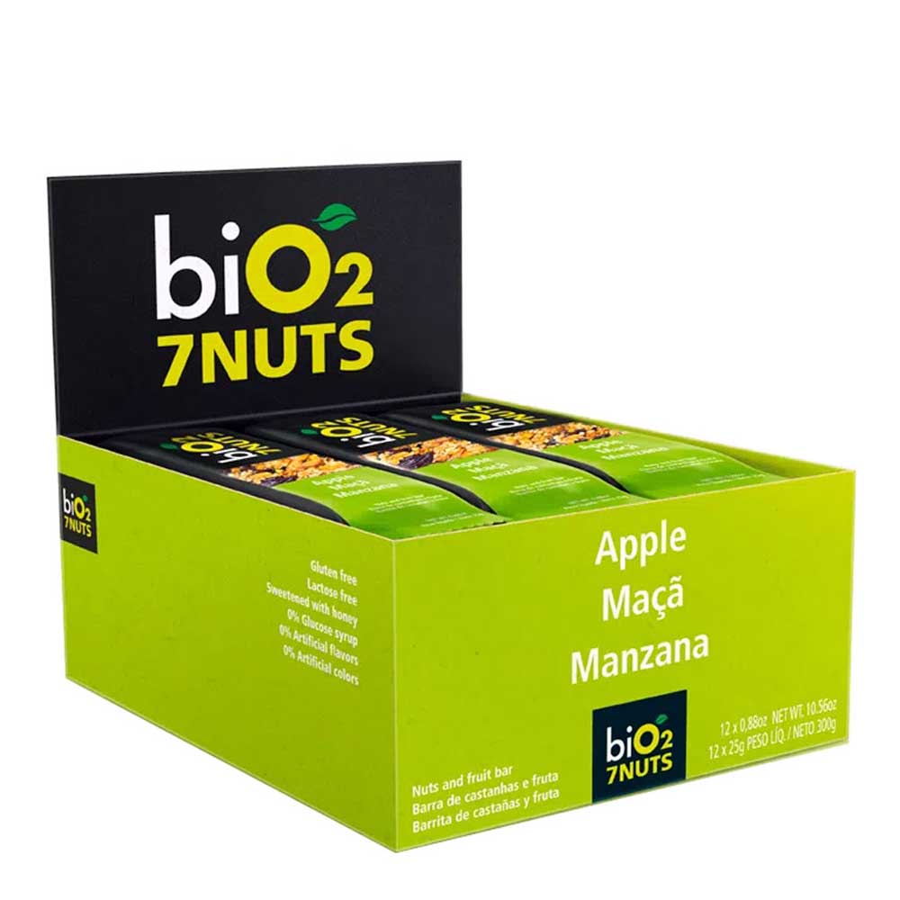 Encontraproduto.com.br - Barra 7 Nuts Maçã biO2 25g