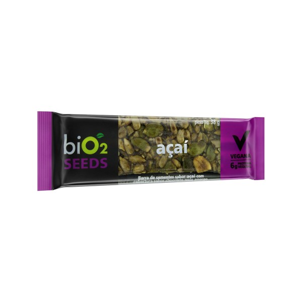 Encontraproduto.com.br - Barra de Sementes Bio2 Seeds Açaí 38g