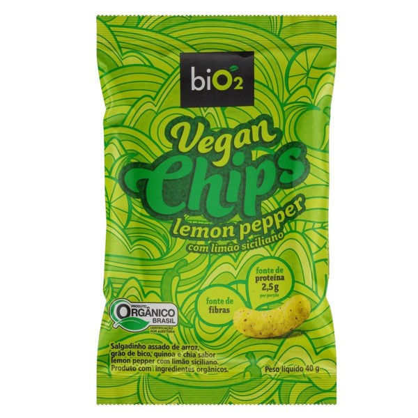 Encontraproduto.com.br - Chips Vegan Orgânico BiO2 Lemon Pepper 40g