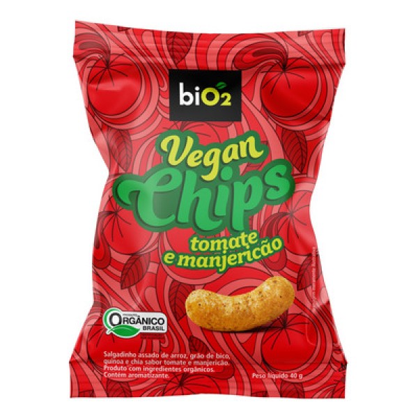 Encontraproduto.com.br - Chips Vegan Orgânico BiO2 Tomate e Manjericão 40g