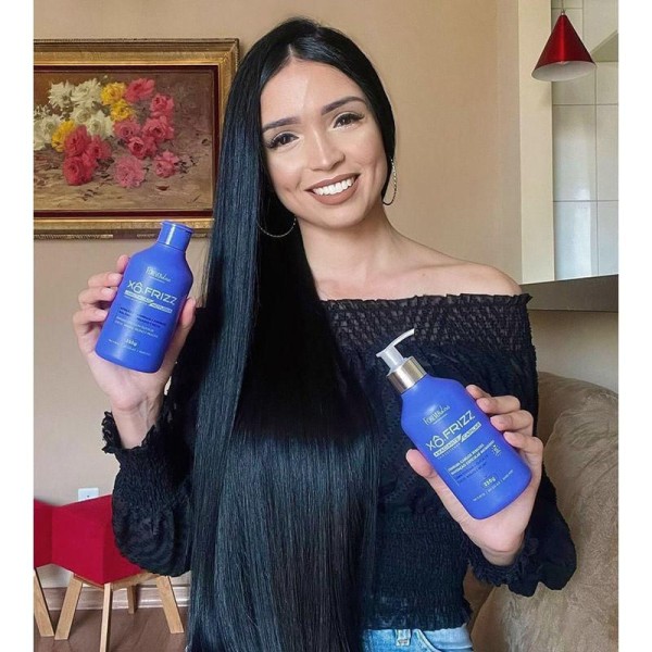 Encontraproduto.com.br - Forever Liss Kit Xô Frizz Amaciante Capilar 250g + Umectação Noturna 250g