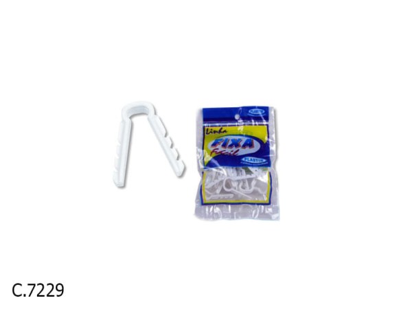 Encontraproduto.com.br - Grampo Clamp C-6 10 Cartela com 50 Unidades Plastin