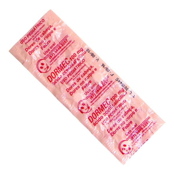 Encontraproduto.com.br - Dormec (Aas) 100Mg Envelope 10 Comprimidos Imec