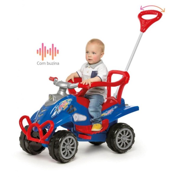 Encontraproduto.com.br - VEICULO PARA BEBE CROSS TURBO CALESITA AZUL