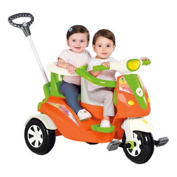Encontraproduto.com.br - Mini Carro Dipi com Empurrador e Som Rosa - 1028 - Calesita