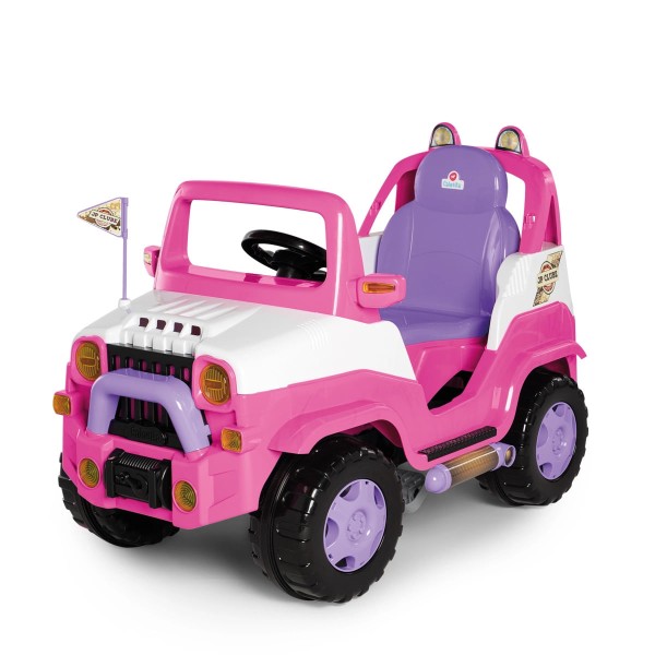 Encontraproduto.com.br - Mini Carro Dipi com Empurrador e Som Rosa - 1028 - Calesita