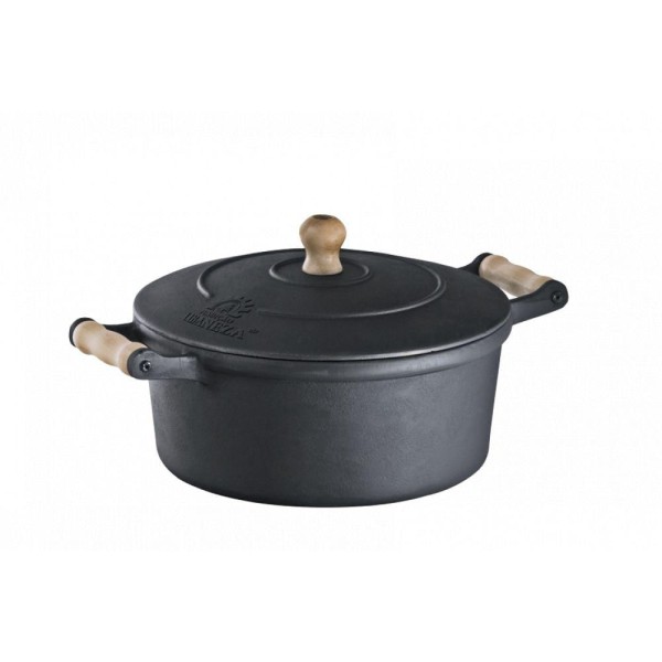 Encontraproduto.com.br - Frigideira para Ovos em Ferro Fundido Cabo Silicone Laranja