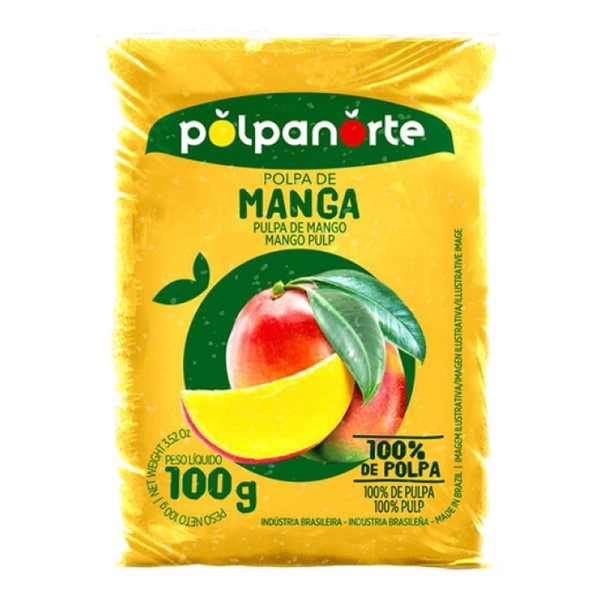 Encontraproduto.com.br - Polpa de Fruta Congelada Polpanorte Manga Unidade com 100g