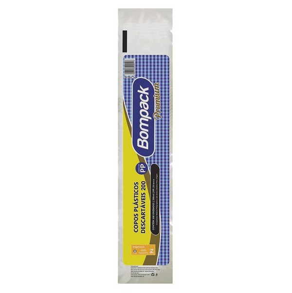 Copo Bompack Abnt Premium 200ml C/50 Sm