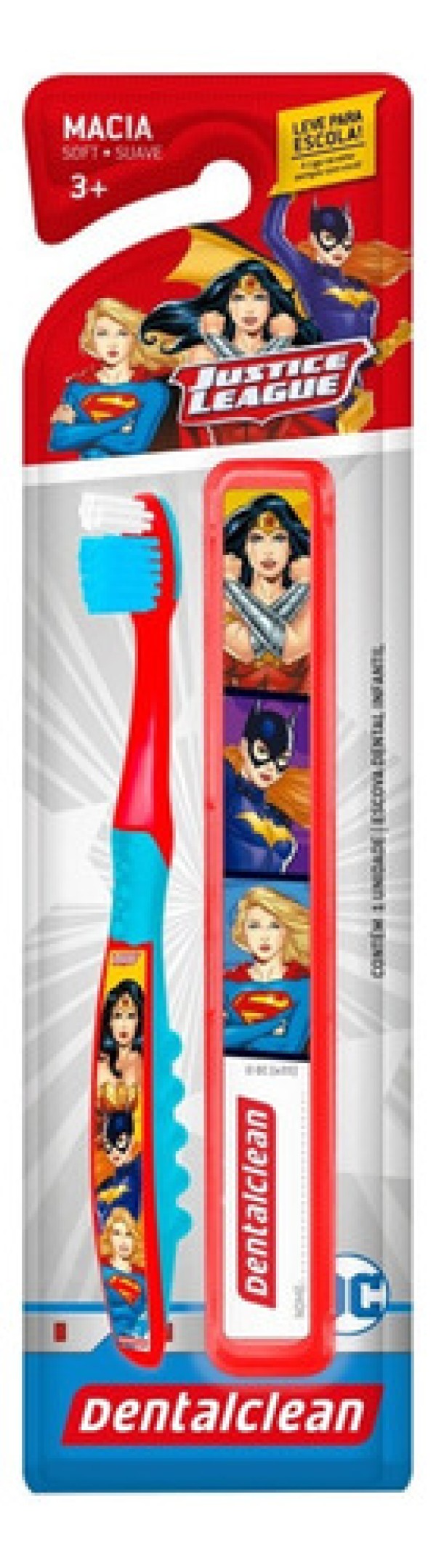Escova Dental Infantil Herois Escolar Azul - Dentalclean