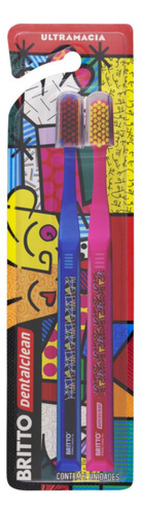 Escova Ultramacia DentalClen Unic Romero Brito 2 Unidades