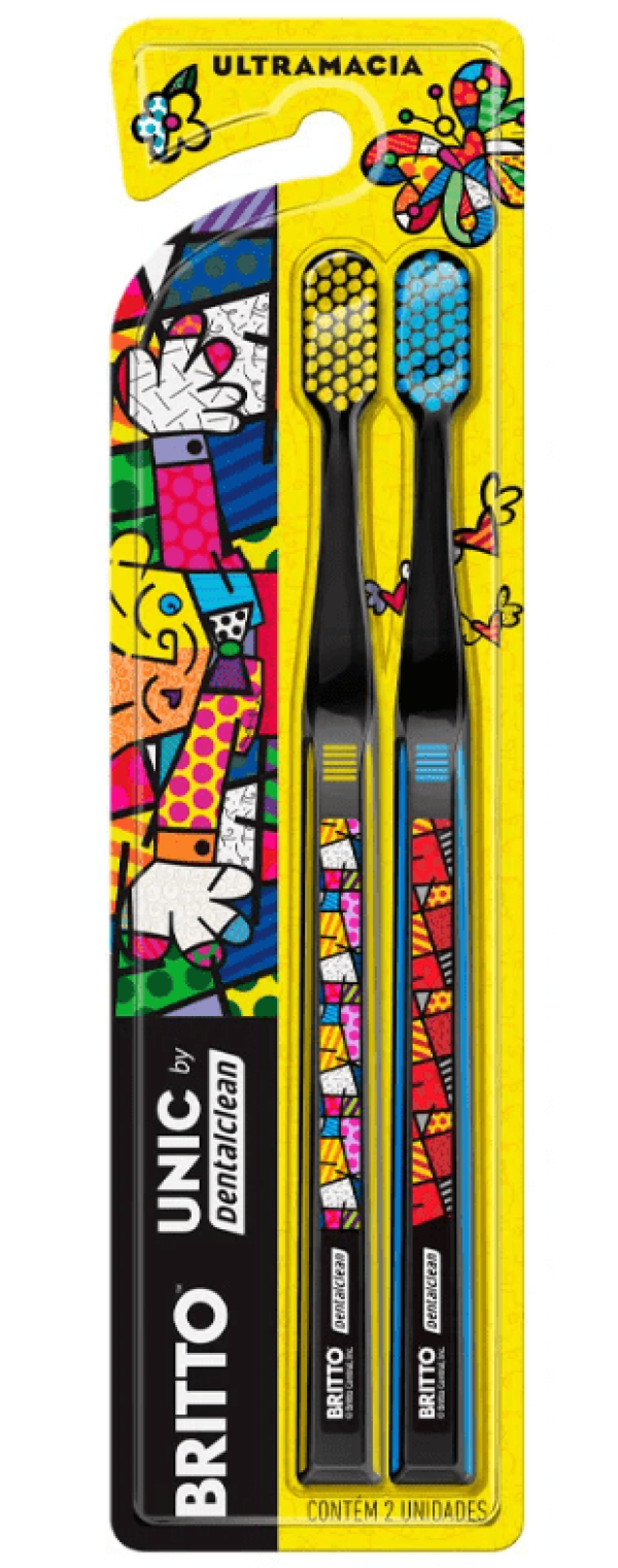 Encontraproduto.com.br - Kit Higiene Oral DentalClean Romero Britto Completo