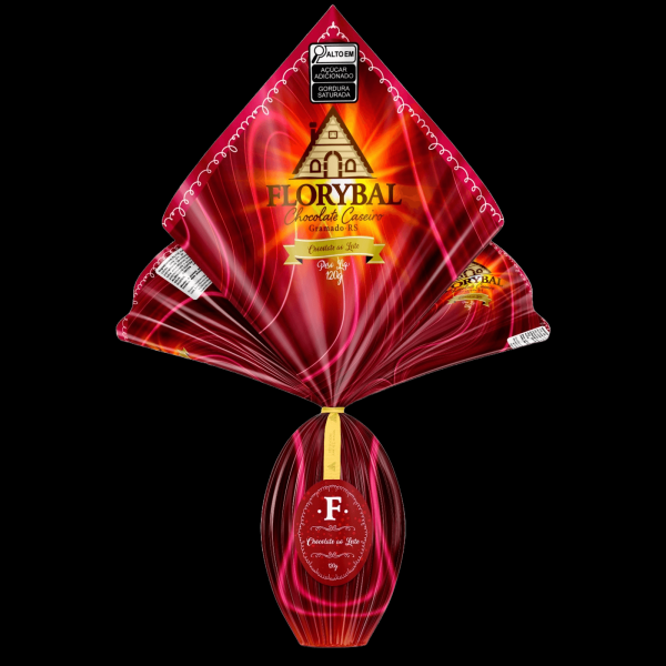 Ovo de Páscoa FLORYBAL Chocolate ao Leite 120g