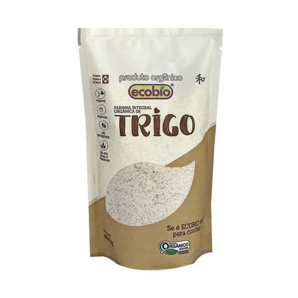 Encontraproduto.com.br - Farinha Integral Orgânica de Trigo 400g Ecobio