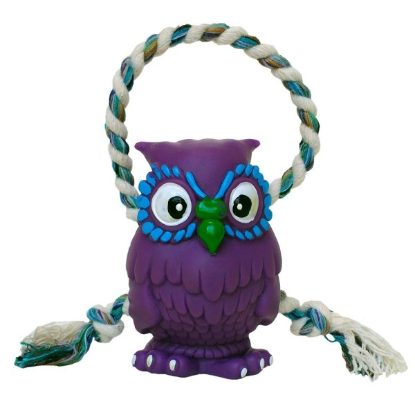 Encontraproduto.com.br - Brinquedo Pet Coruja Com Corda - Tudo Em Caixa