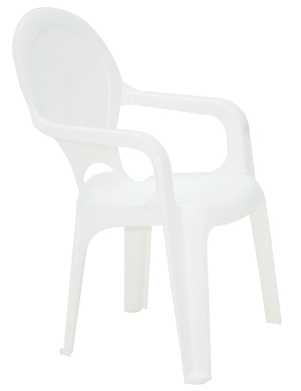 Encontraproduto.com.br - Cadeira Infantil Tique Taque com Braco Branca Tramontina 92262010