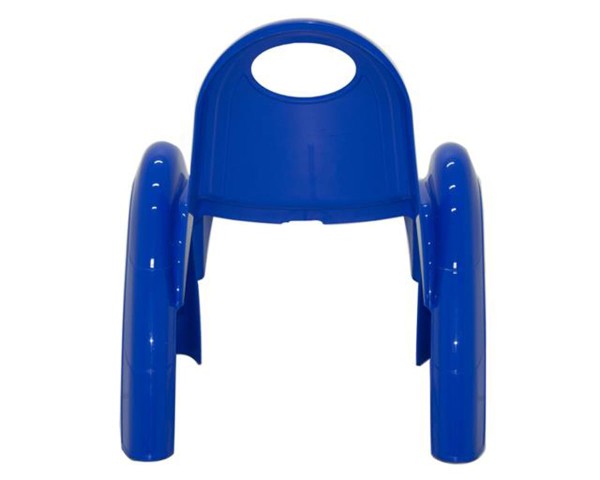 Encontraproduto.com.br - CADEIRA PLASTICA MONOBLOCO COM BRACOS INFANTIL POPI AZUL SEM INSERTO