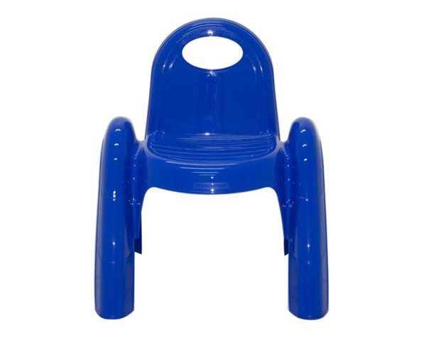 Encontraproduto.com.br - CADEIRA PLASTICA MONOBLOCO COM BRACOS INFANTIL POPI AZUL SEM INSERTO