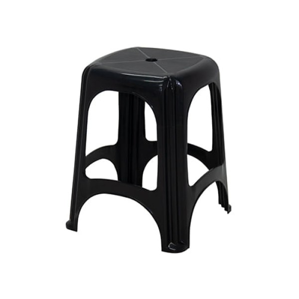 Encontraproduto.com.br - Banqueta Tramontina Niterói em Polipropileno Sustentável Preto
