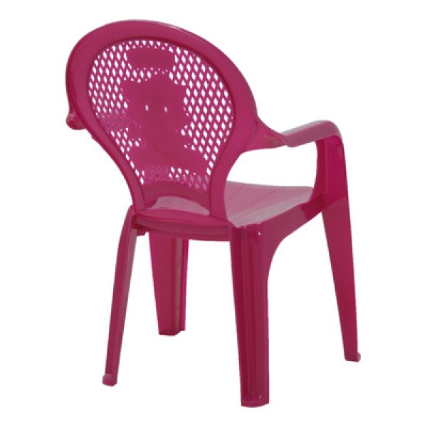 Cadeira de Plástico Infantil Tramontina Catty Rosa