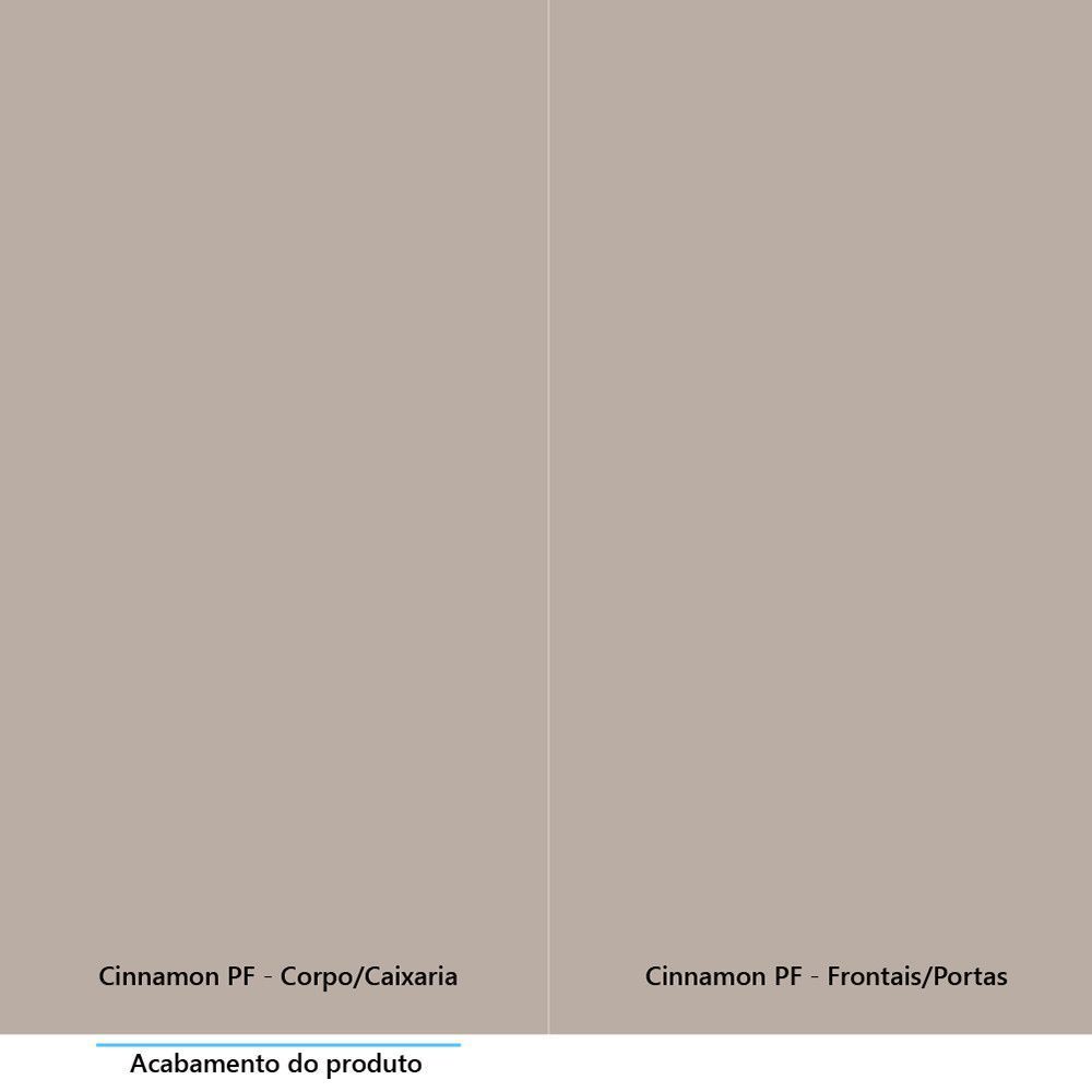 Encontraproduto.com.br - Armário Aéreo 60cm 2 Portas Stylo Luciane Móveis Cinammon