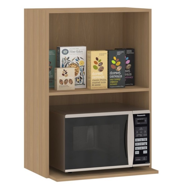 Encontraproduto.com.br - Armário Aéreo Slim 2 Portas Com Nicho Para Micro Luciane Freijo