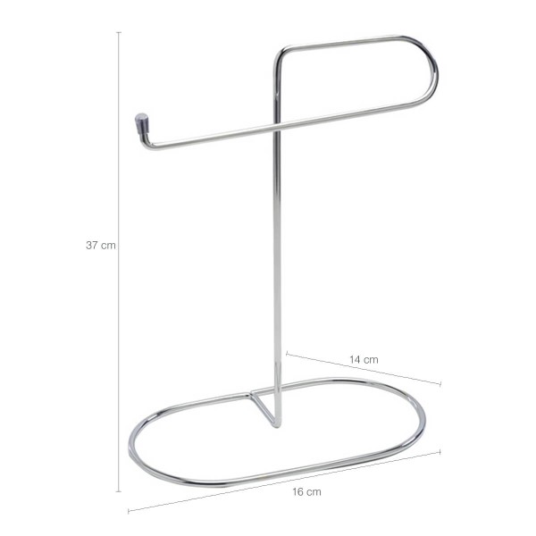 Encontraproduto.com.br - Porta Toalha De Rosto Para Bancada Banheiro Lavabo Suporte Toalheiro Cromado