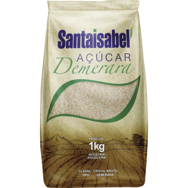 Encontraproduto.com.br - Açúcar Demerara Santa Isabel Pacote com 1kg