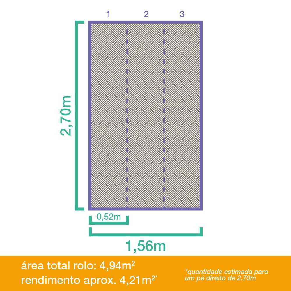 Encontraproduto.com.br - Papel De Parede Bobinex 3513 Relevo Ranhura Marrom