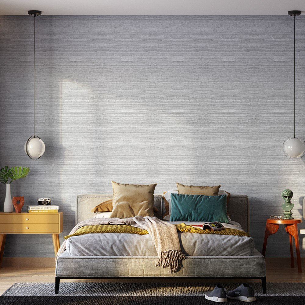 Encontraproduto.com.br - Papel De Parede Bobinex Palha Cinza
