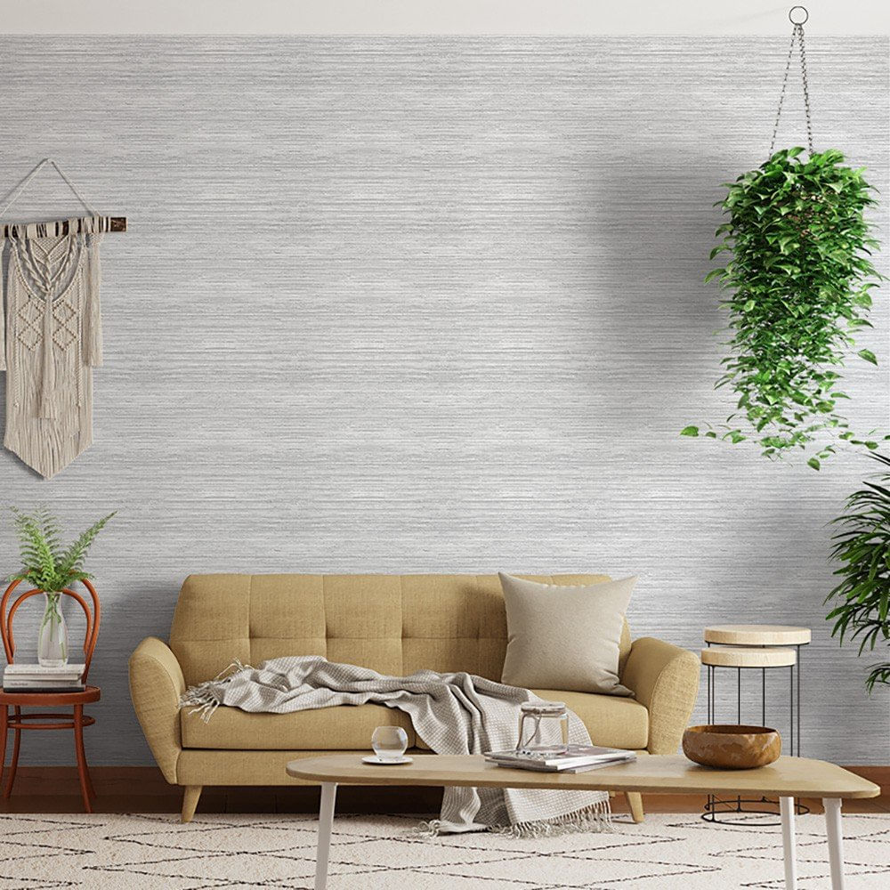 Encontraproduto.com.br - Papel De Parede Bobinex Palha Cinza