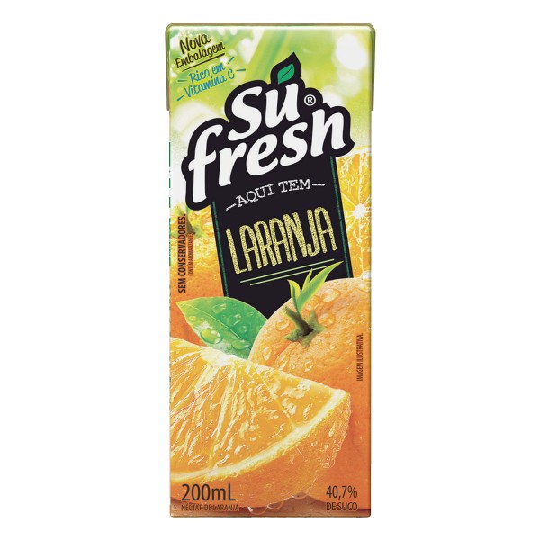 Encontraproduto.com.br - Néctar de Laranja Sufresh 200ml