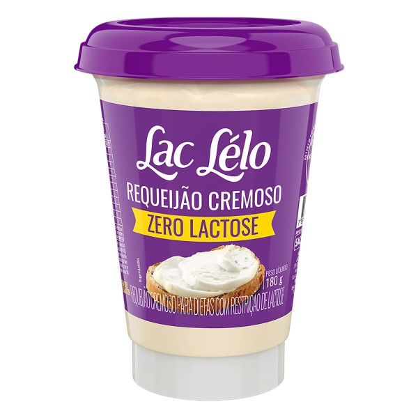 Requeijão Lac Lélo Zero Lactose 180g