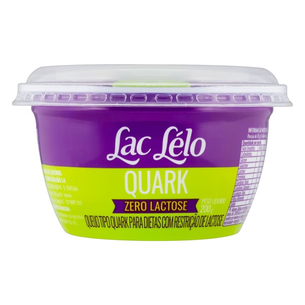 Queijo Quark Zero Lactose Lac Lélo Pote 200g