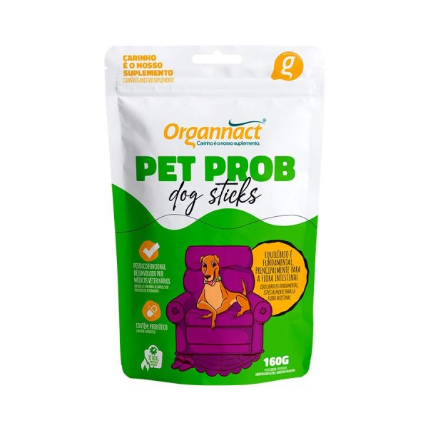Palitos Suplemento Organnact Pet Prob Dog Sticks 450g