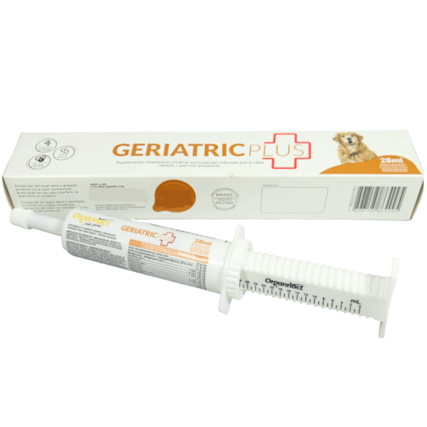 Encontraproduto.com.br - Suplemento Vitamínico Geriatric Plus Para Cães - 28ml