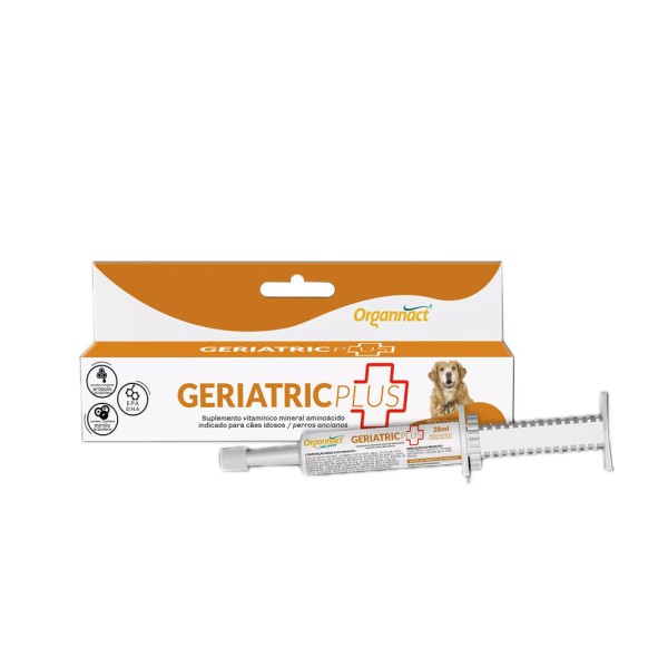Encontraproduto.com.br - Suplemento Vitamínico Geriatric Plus Para Cães - 28ml
