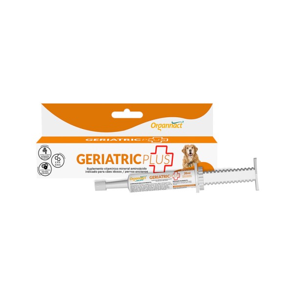 Encontraproduto.com.br - Suplemento Vitamínico Geriatric Plus Para Cães - 28ml