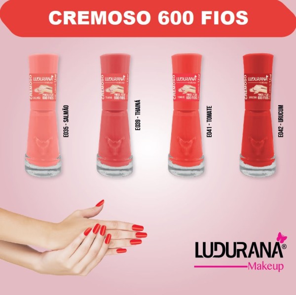 Encontraproduto.com.br - Esmalte Ludurana 600 Fios 7,5ml Poderosa