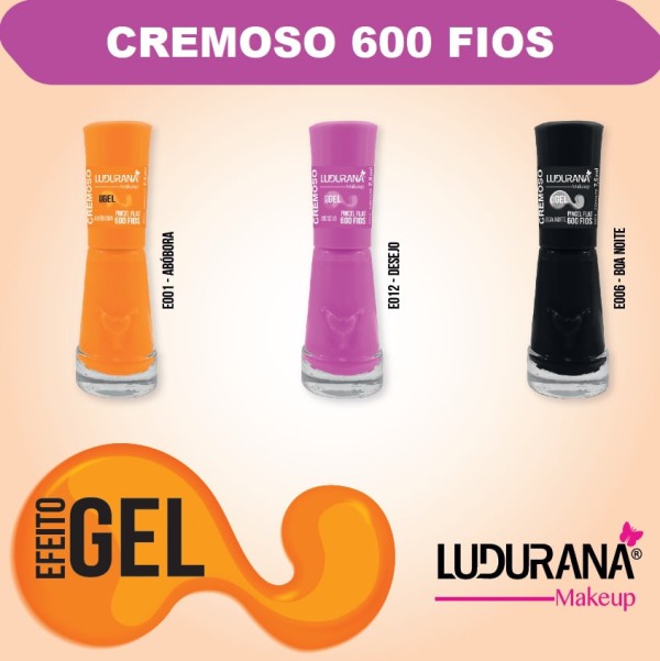 Encontraproduto.com.br - Esmalte Ludurana 600 Fios 7,5ml Poderosa