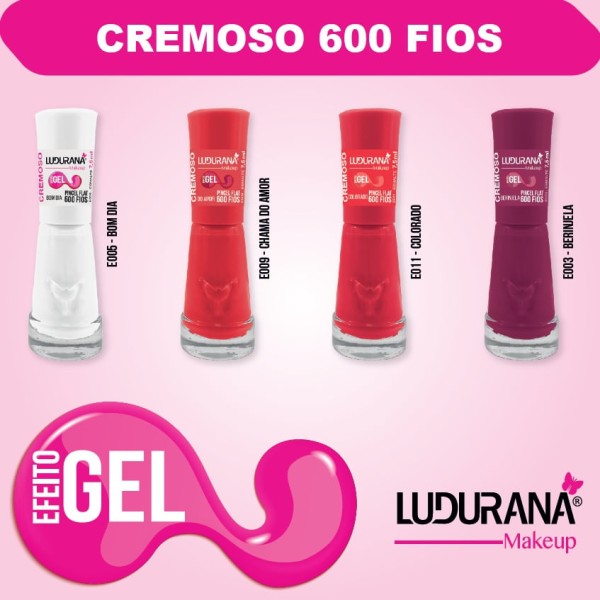 Encontraproduto.com.br - Esmalte Ludurana 600 Fios 7,5ml Poderosa